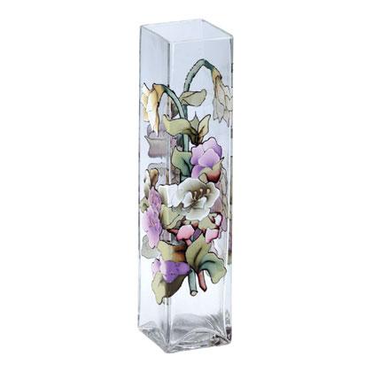 33186 VICTORIAN FLOWERS BUD VASE